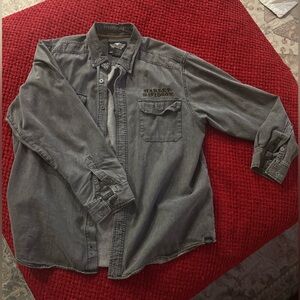 Harley-Davidson Charcoal Button-Up Shirt
